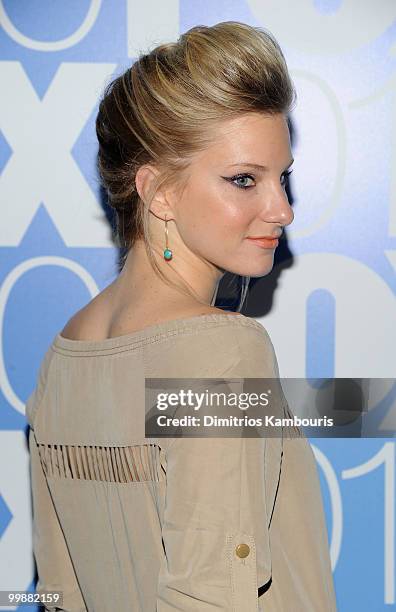 Actress Heather Morris attends the 2010 FOX Upfront after party at Wollman Rink, Central Park on May 17, 2010 in New York City.