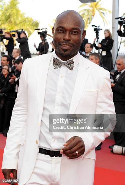 Actor Jimmy Jean-Louis attends the 'Of Gods and Men' Premiere held at the Palais des Festivals during the 63rd Annual International Cannes Film...