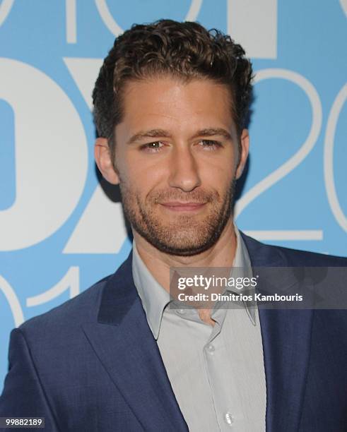 Actor Matthew Morrison attends the 2010 FOX Upfront after party at Wollman Rink, Central Park on May 17, 2010 in New York City.