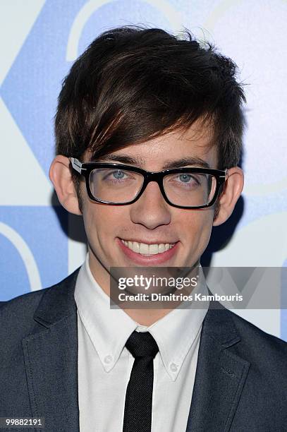 Kevin McHale attends the 2010 FOX Upfront after party at Wollman Rink, Central Park on May 17, 2010 in New York City.