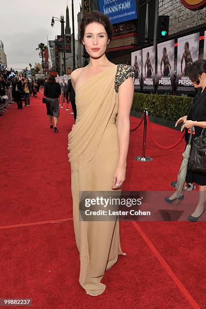 Actress Gemma Arterton arrives at the "Prince of Persia: The Sands of Time" Los Angeles Premiere held at Grauman's Chinese Theatre on May 17, 2010 in...