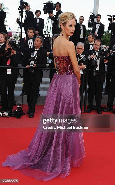 Lady Victoria Hervey attends the "Of Gods And Men" Premiere at the Palais des Festivals during the 63rd Annual Cannes Film Festival on May 18, 2010...