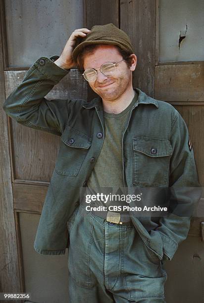Portrait of American actor Gary Burghoff in costume as Corporal Walter Radar O'Reilly on the television series 'MASH,' California, 1975.