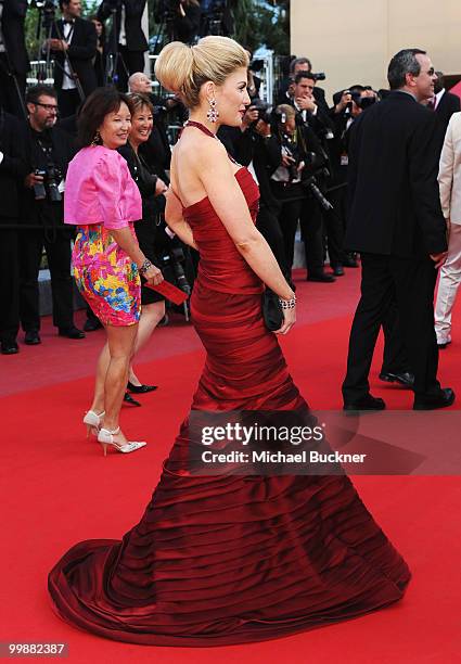 Hofit Golan attends the "Of Gods And Men" Premiere at the Palais des Festivals during the 63rd Annual Cannes Film Festival on May 18, 2010 in Cannes,...