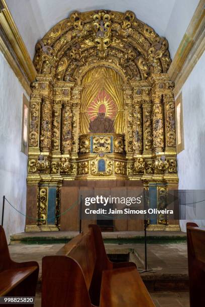 lateral chapel of church of santa maria madalena in marechal deodoro city - alagoas - brazil - oliveira stock pictures, royalty-free photos & images