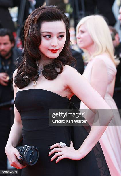 Actress Fan Bing Bing attends the "Of Gods And Men" Premiere at the Palais des Festivals during the 63rd Annual Cannes Film Festival on May 18, 2010...