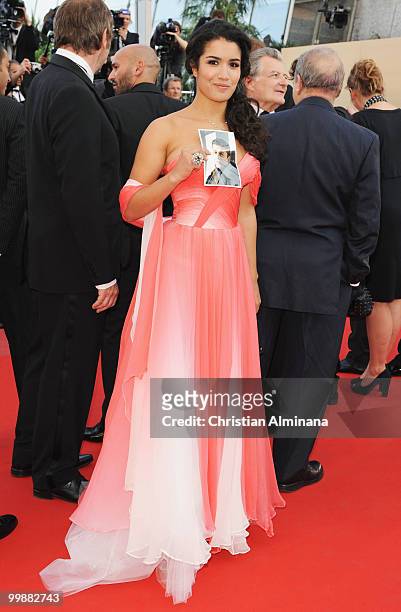 Actress Sabrina Ouazani attends the 'Of Gods and Men' Premiere held at the Palais des Festivals during the 63rd Annual International Cannes Film...