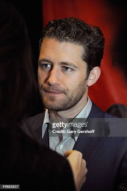 Actor Matthew Morrison attends the 69th Annual Peabody Awards at The Waldorf=Astoria on May 17, 2010 in New York City.