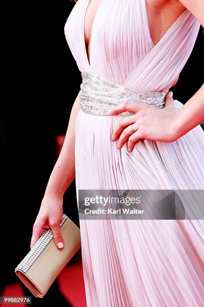 Model Doutzen Kroes attends the "Of Gods And Men" Premiere at the Palais des Festivals during the 63rd Annual Cannes Film Festival on May 18, 2010 in...