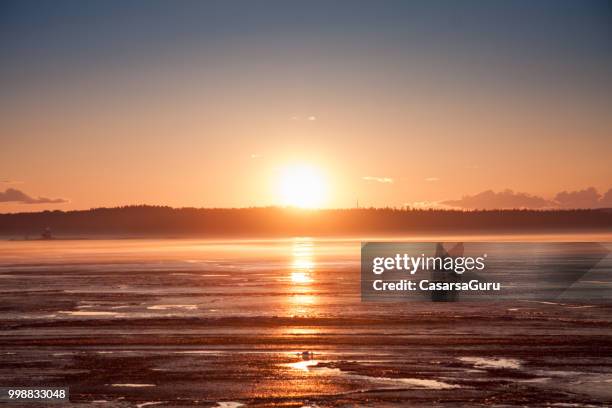 midnight sun, tampere - midsommar imagens e fotografias de stock