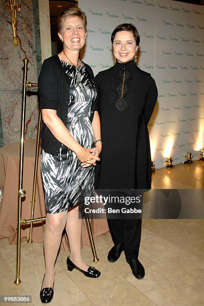 Dr. Beth Stevens and Isabella Rossellini attend the 7th Annual National Audubon Society's Women In Conservation luncheon at The Plaza Hotel on May...