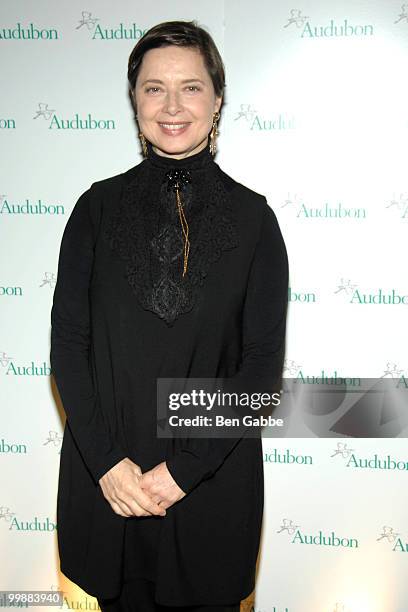 Isabella Rossellini attends the 7th Annual National Audubon Society's Women In Conservation luncheon at The Plaza Hotel on May 18, 2010 in New York...