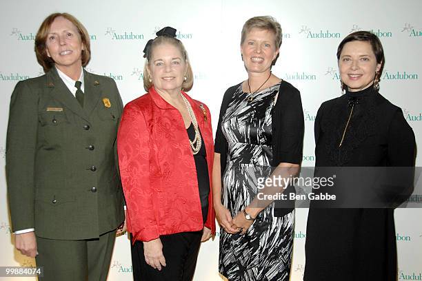 Superintendent of Yellowstone National Park Suzanne Lewis, Fernanda Kellogg, Dr. Beth Stevens and Isabella Rossellini attend the 7th Annual National...