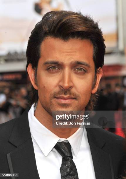 Hrithik Roshan attends the European Premiere of 'Kites' at Odeon West End on May 18, 2010 in London, England.