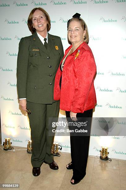 Superintendent of Yellowstone National Park Suzanne Lewis and Fernanda Kellogg attend the 7th Annual National Audubon Society's Women In Conservation...