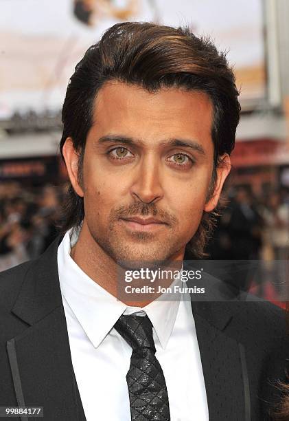 Hrithik Roshan attends the European Premiere of 'Kites' at Odeon West End on May 18, 2010 in London, England.