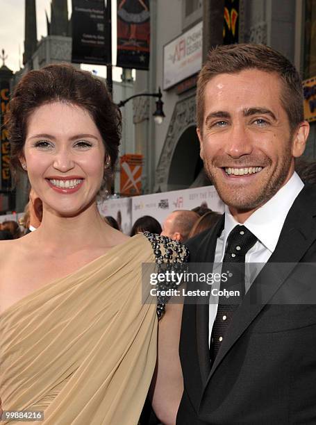 Actors Gemma Arterton and Jake Gyllenhaal arrive at the "Prince of Persia: The Sands of Time" Los Angeles Premiere held at Grauman's Chinese Theatre...