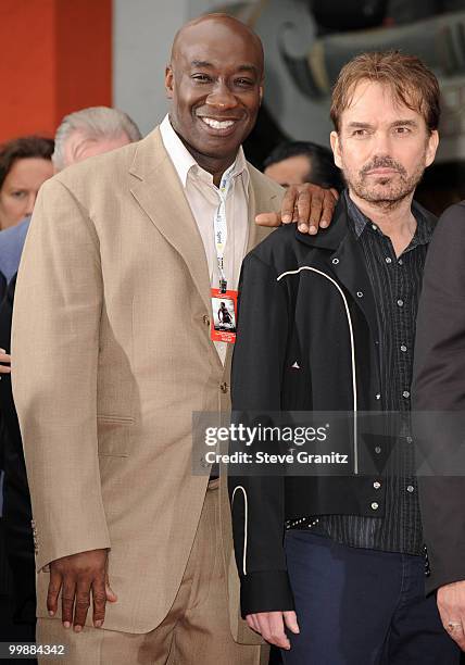 Michael Clarke Duncan and Billy Bob Thornton attends the Jerry Bruckheimer Hand And Footprint Ceremony at Grauman's Chinese Theatre on May 17, 2010...