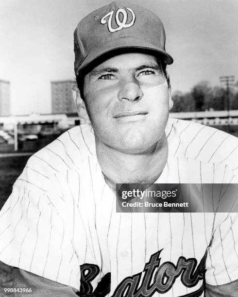 Ken McMullen of the Washington Senators poses for a portrait during MLB Spring Training circa March, 1967 at Pompano Beach Municipal Park in Pompano...