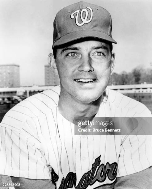 Pitcher Darold Knowles of the Washington Senators poses for a portrait during MLB Spring Training circa March, 1967 at Pompano Beach Municipal Park...