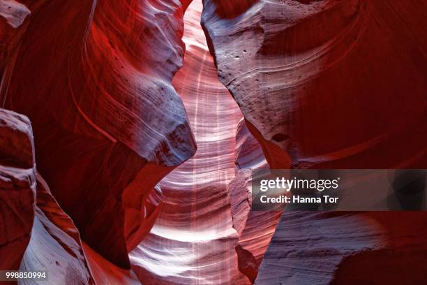 red stone. antelope canyon - red canyon bildbanksfoton och bilder