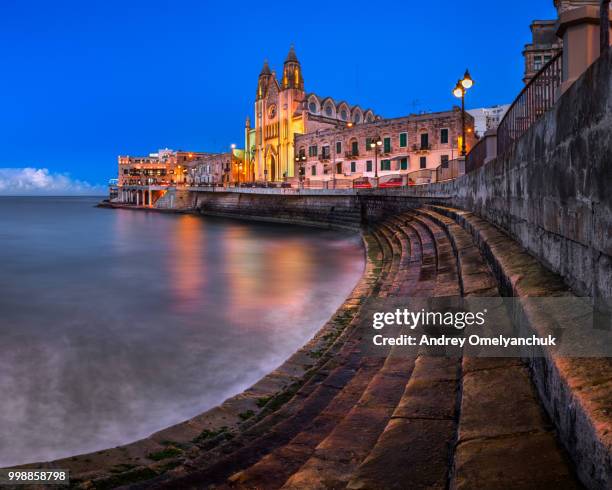 church of our lady of mount carmel, malta - mount carmel stock pictures, royalty-free photos & images