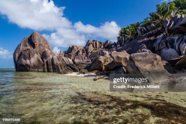 anse source d'argent vii - vii stock pictures, royalty-free photos & images