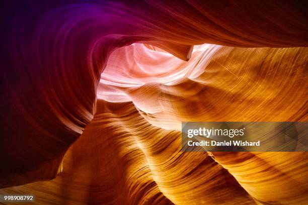 taken in lower antelope canyon near page, arizona  ... - lower antelope photos et images de collection