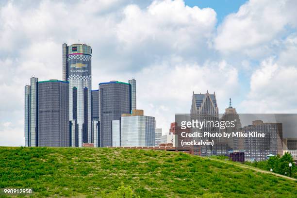 riverfront detroit - detroit bildbanksfoton och bilder