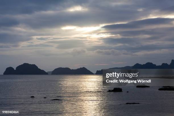 bacuit archipelago ii - wolfgang wörndl stockfoto's en -beelden