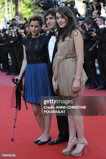 French actress Anais Demoustier and guests arrive for the screening of "Des Hommes et des Dieux" presented in competition at the 63rd Cannes Film...