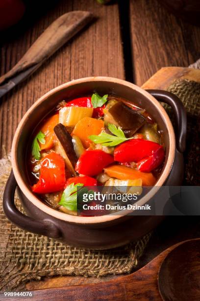 ratatouille - brassica rapa stock pictures, royalty-free photos & images