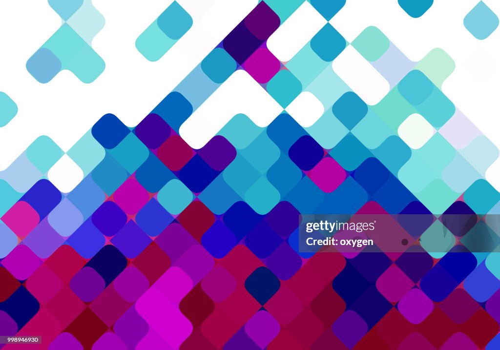 Purple and blue seamless diagonal square pattern background design
