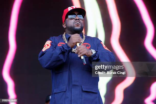 Big Boi performs on day 2 of Lovebox festival at Gunnersbury Park on July 14, 2018 in London, England.