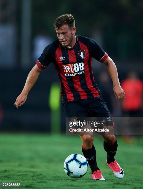Ryan Fraser of AFC Bournemouth controls the ball during Pre- Season friendly Match between Sevilla FC and AFC Bournemouth at La Manga Club on July...