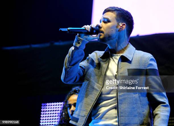Liam Payne during Hits Radio Live at Manchester Arena on July 14, 2018 in Manchester, England.