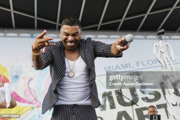 Jon B performs during the Overtown Music & Arts Festival 2018 on July 14, 2018 in Miami, Florida.