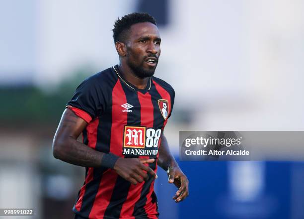 Jermain Defoe of AFC Bournemouth reacts during Pre- Season friendly Match between Sevilla FC and AFC Bournemouth at La Manga Club on July 14, 2018 in...