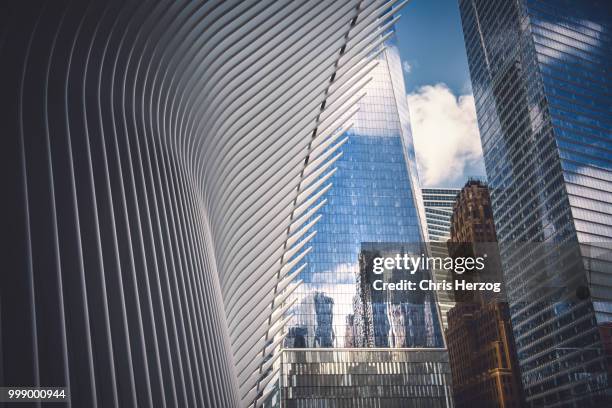 #24   nyc (reflecting wtc) - herzog stockfoto's en -beelden
