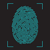 Finger-print Scanning Identification System.