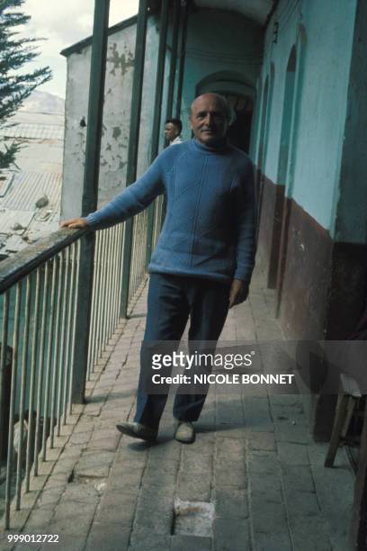 Klaus Barbie en prison à La Paz en mai 1973, Bolivie.