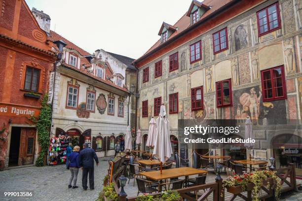 ceskij krumlov - cesky krumlov foto e immagini stock