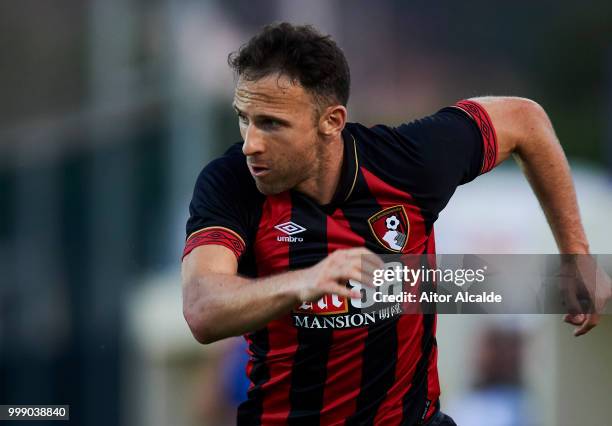 Marc Pugh of AFC Bournemouth reacts during Pre- Season friendly Match between Sevilla FC and AFC Bournemouth at La Manga Club on July 14, 2018 in...