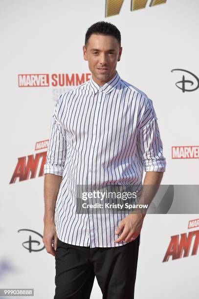 Dancer Maxime Demeyrez attends the European Premiere of Marvel Studios "Ant-Man And The Wasp" at Disneyland Paris on July 14, 2018 in Paris, France.