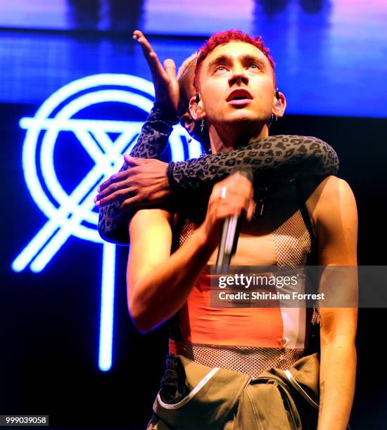 Olly Alexander of Years and Years performs during Hits Radio Live at Manchester Arena on July 14, 2018 in Manchester, England.