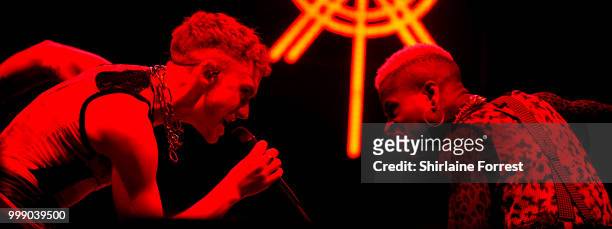 Olly Alexander of Years and Years performs during Hits Radio Live at Manchester Arena on July 14, 2018 in Manchester, England.