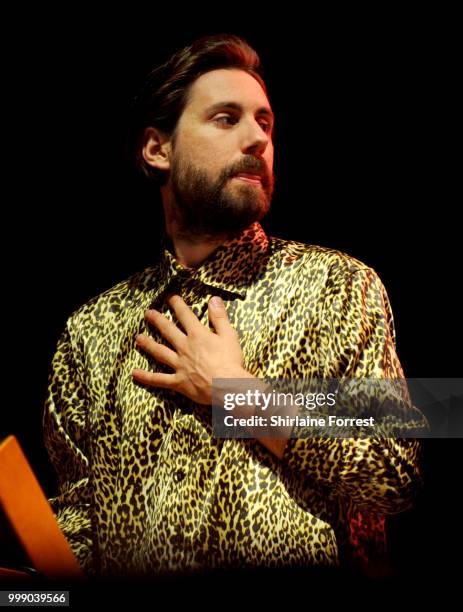 Mikey Goldsworthy of Years and Years performs during Hits Radio Live at Manchester Arena on July 14, 2018 in Manchester, England.