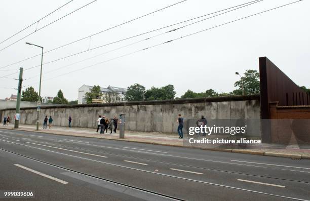 The "Berlin Wall Memorial" on the Bernauer Strasse photographed in Berlin, Germany, 11 August 2017. Numerous events on the occasion of the start of...