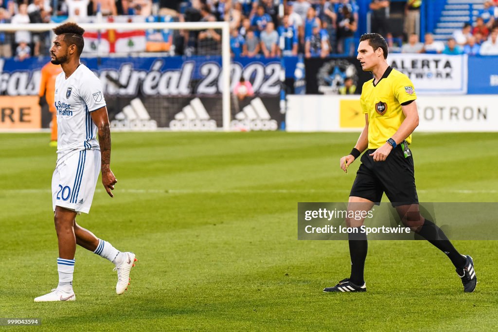 SOCCER: JUL 14 MLS - San Jose Earthquakes at Montreal Impact