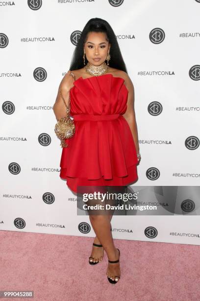 Anaya Ivy attends the Beautycon Festival LA 2018 at the Los Angeles Convention Center on July 14, 2018 in Los Angeles, California.